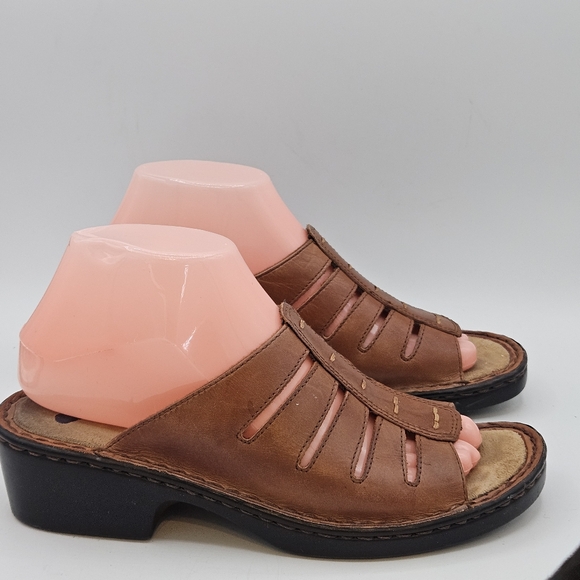 Dr Scholls Michelle 1.75" heel slipon open toe sandals size 7 - Picture 11 of 16